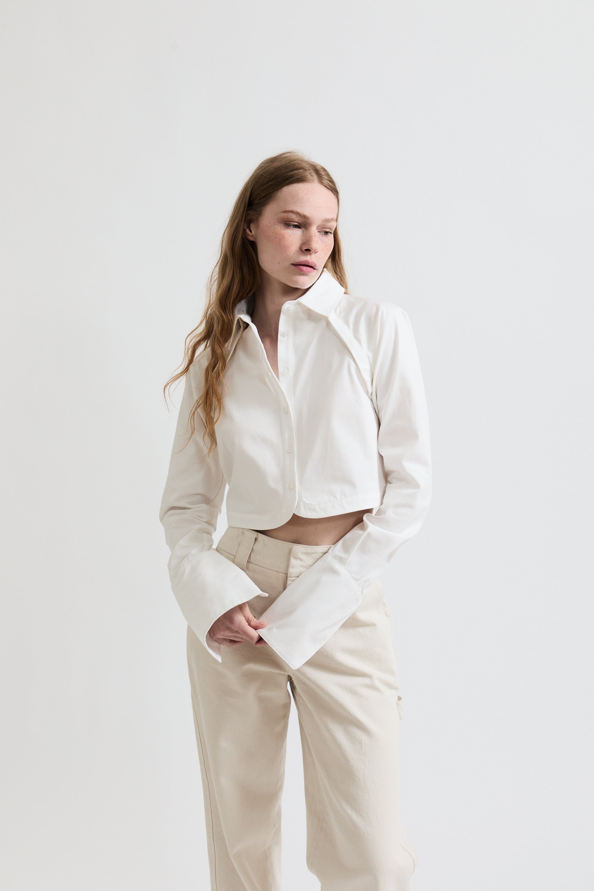 The 2-in-1 Cotton Poplin Top