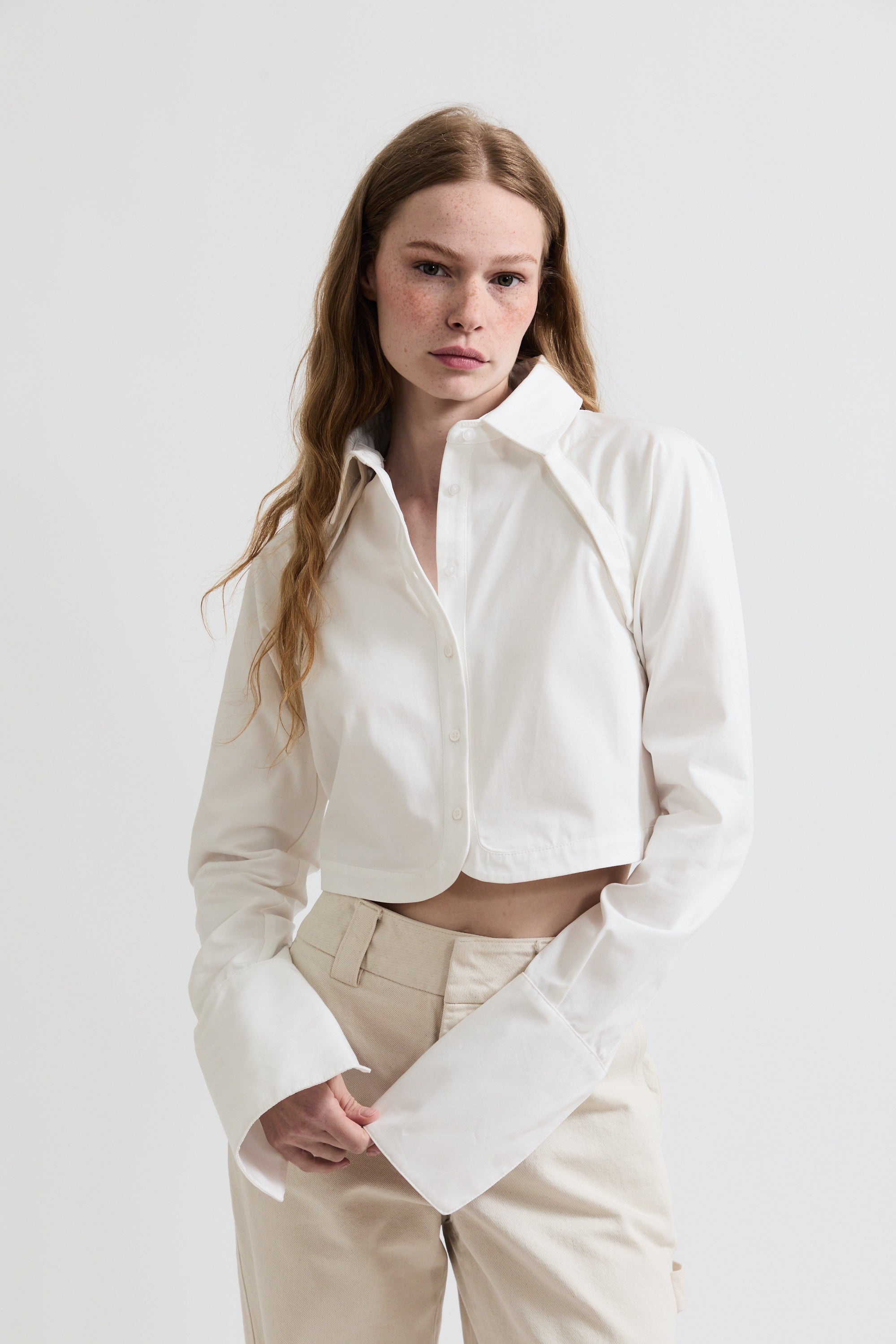 The 2-in-1 Cotton Poplin Top