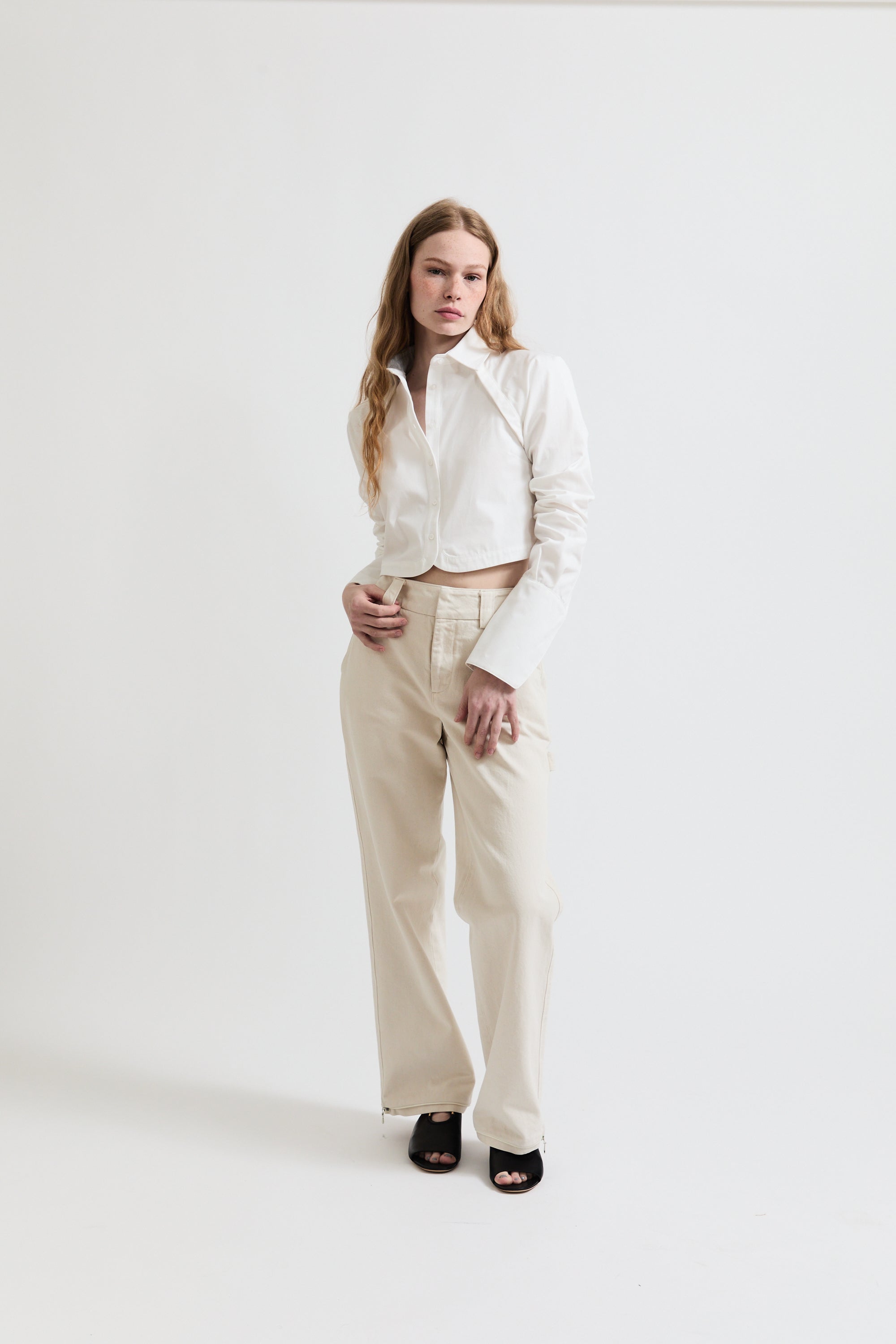 The 2-in-1 Cotton Poplin Top
