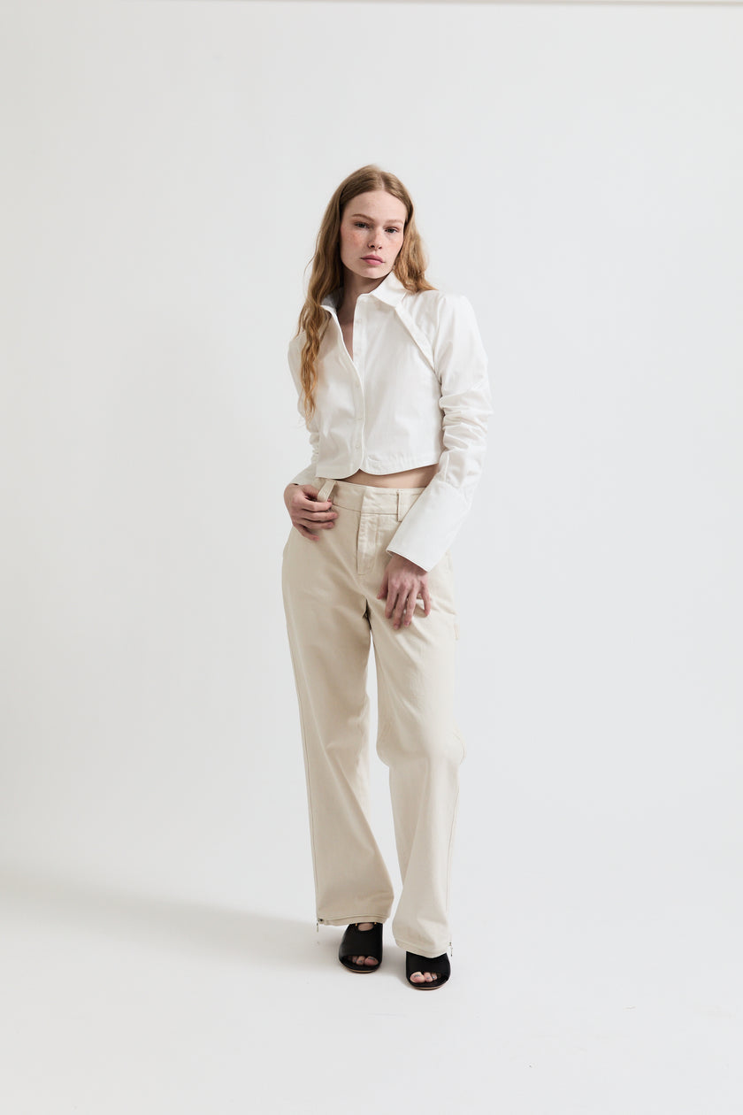 The 2-in-1 Cotton Poplin Top