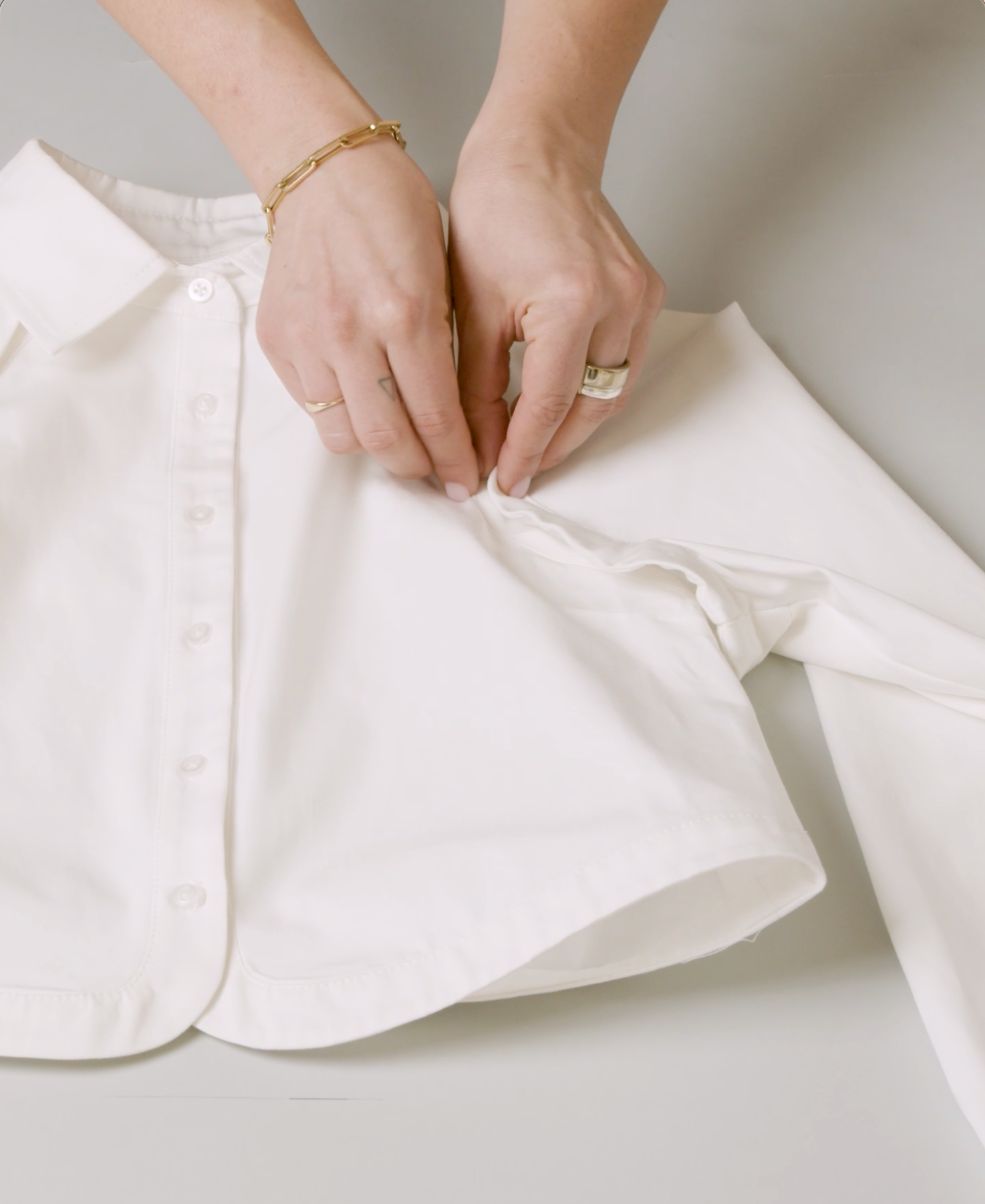 The 2-in-1 Cotton Poplin Top