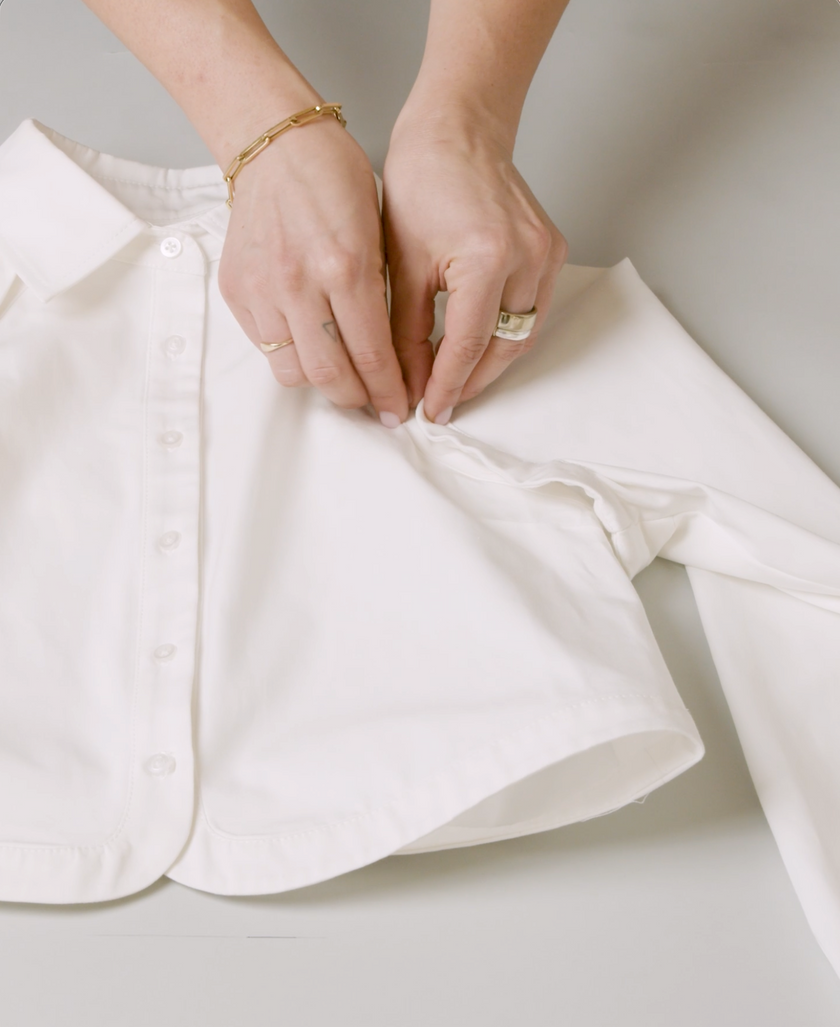 The 2-in-1 Cotton Poplin Top